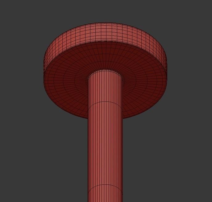 Bolle chandelier with balls hanging from it 3D model_5