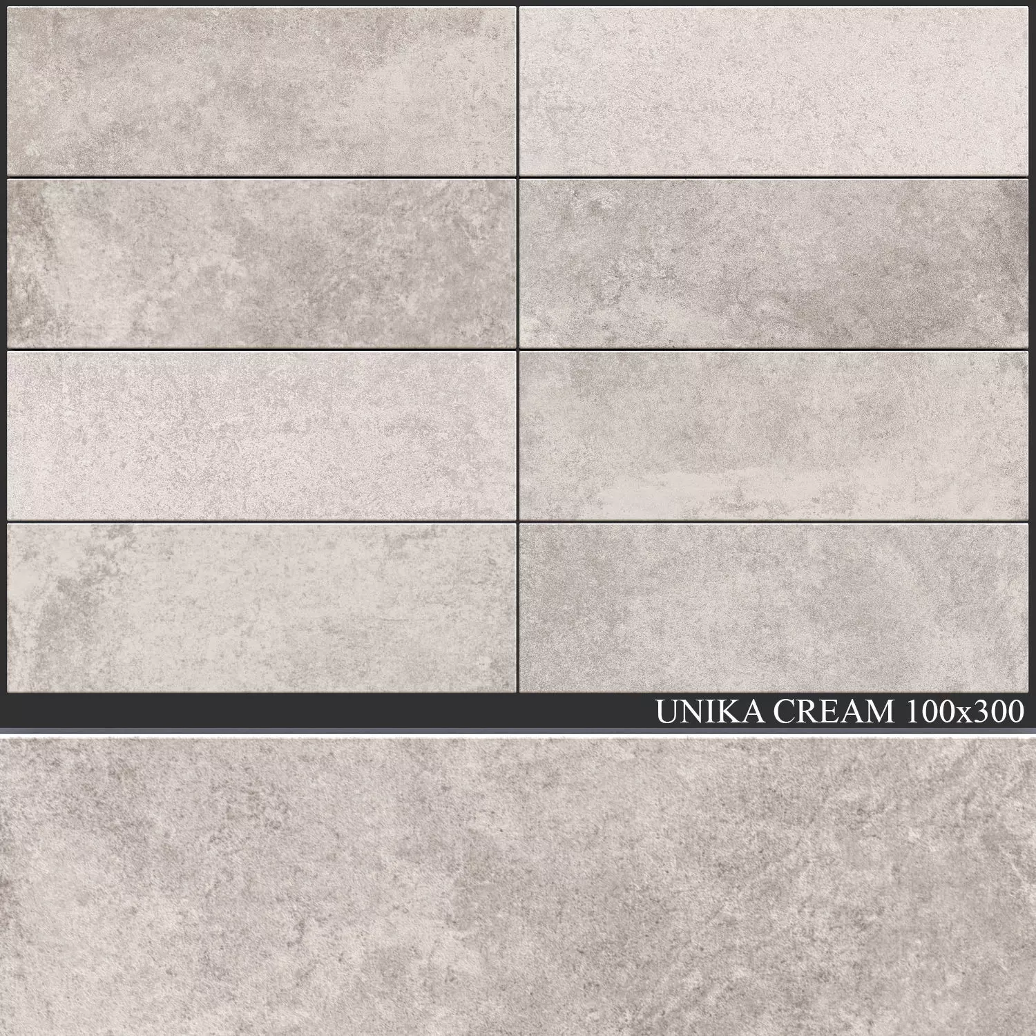 ABK Unika Cream 100x300 3D model_0