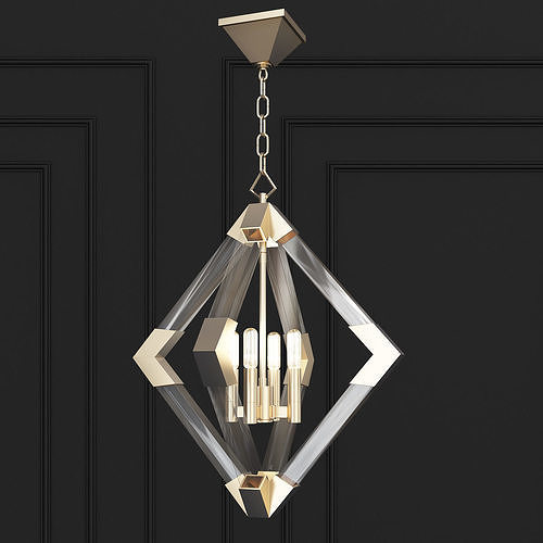 LYONS pendant light with diamond shape 3D model