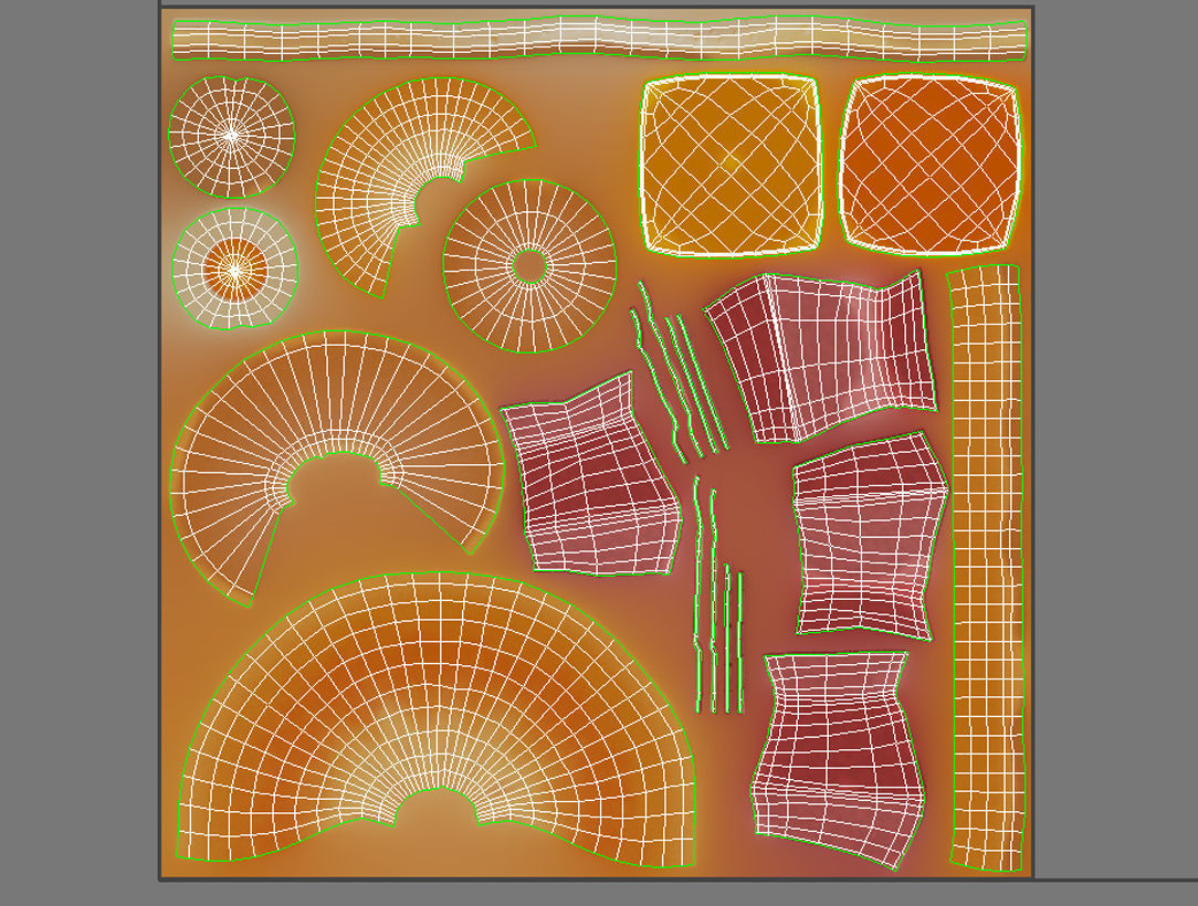 Bagel with cheese and meat 3D model_25