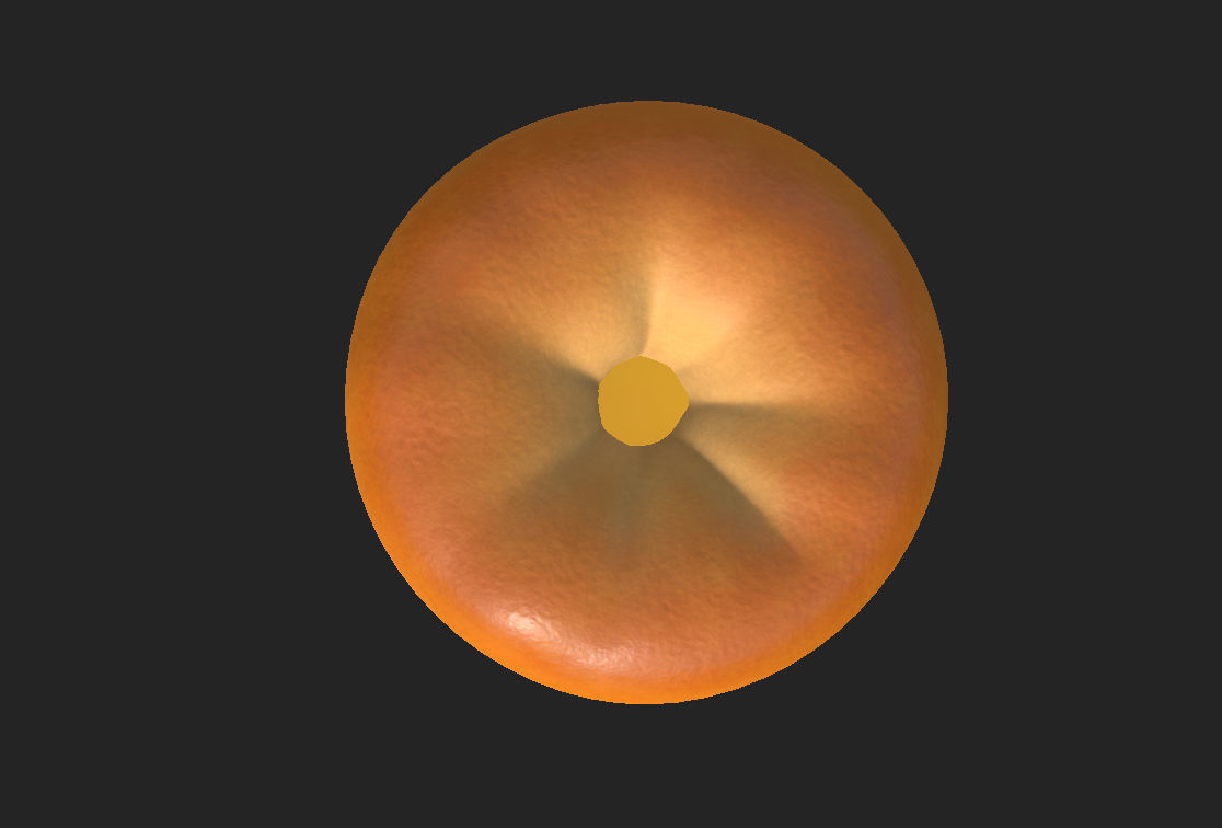 Bagel with cheese and meat 3D model_20