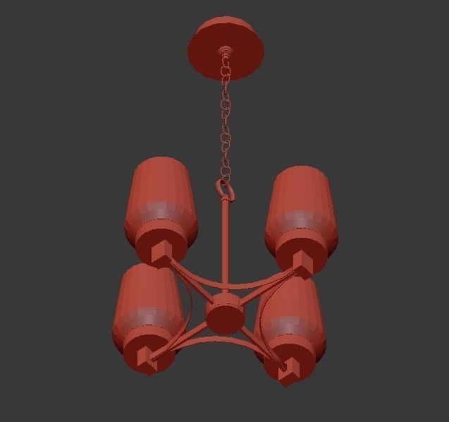 MANCHESTER chandelier 3D model_2