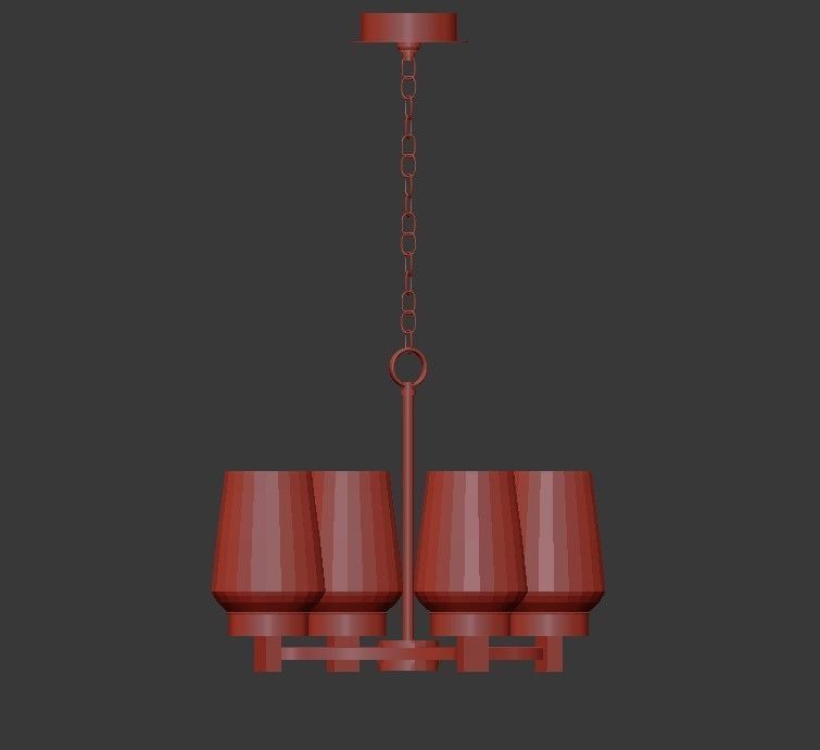 MANCHESTER chandelier 3D model_4