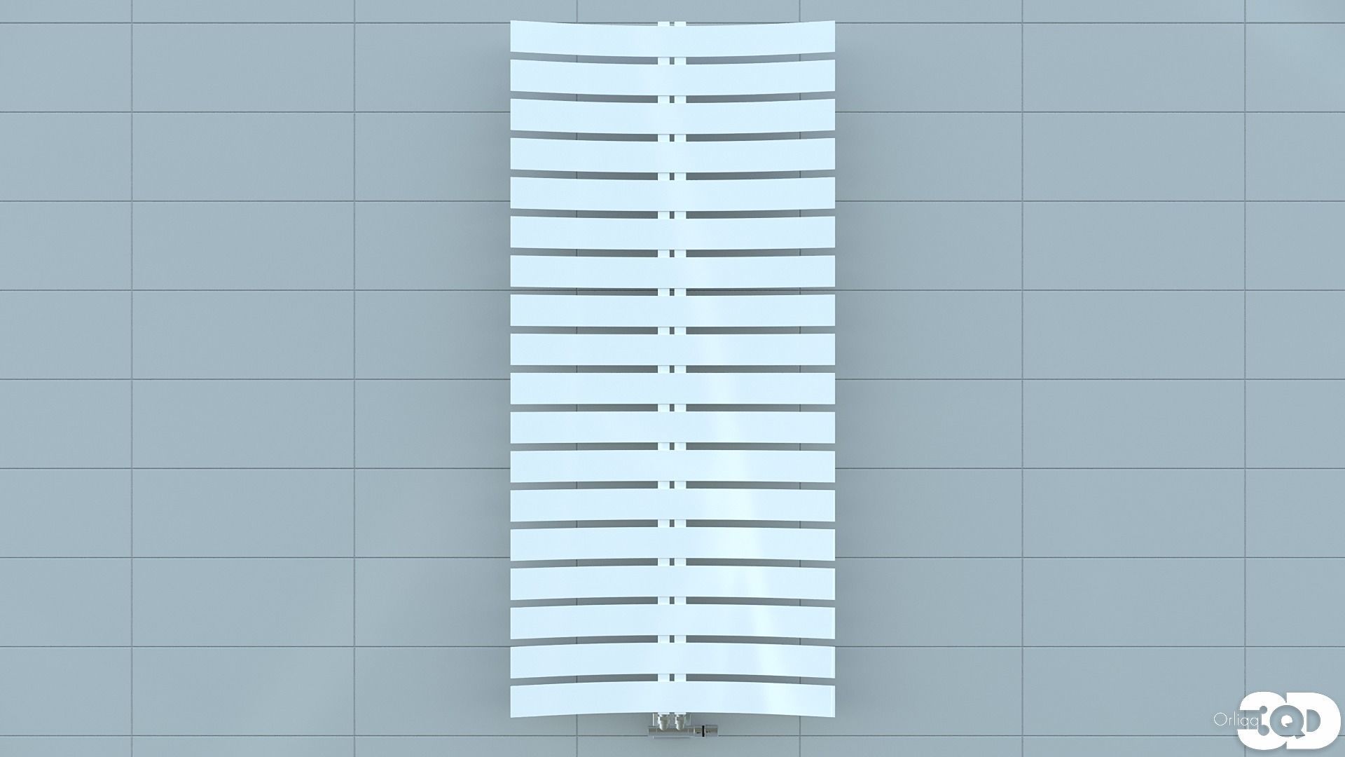 Bathroom Radiator 05 Low-poly 3D model_2