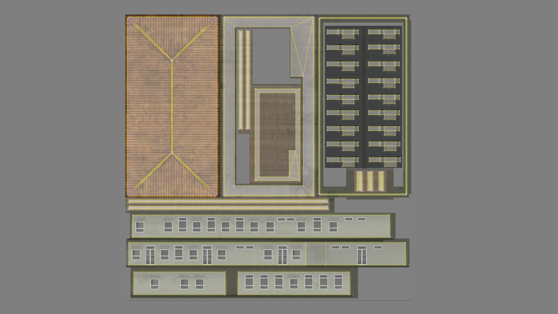 MilitaryBase PortoVelho House 01 Low-poly 3D model_14