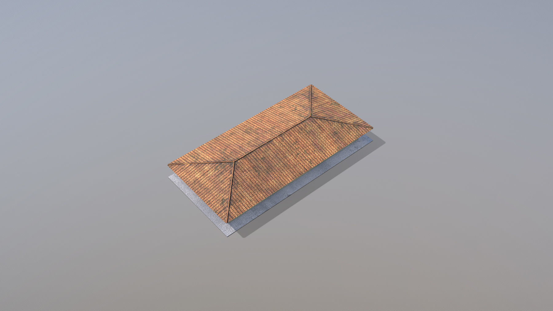 MilitaryBase PortoVelho House 01 Low-poly 3D model_3