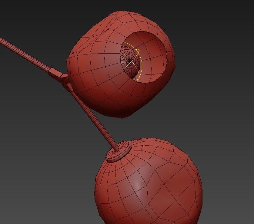 FAIRFAX fruit hanging from branch 3D model_6