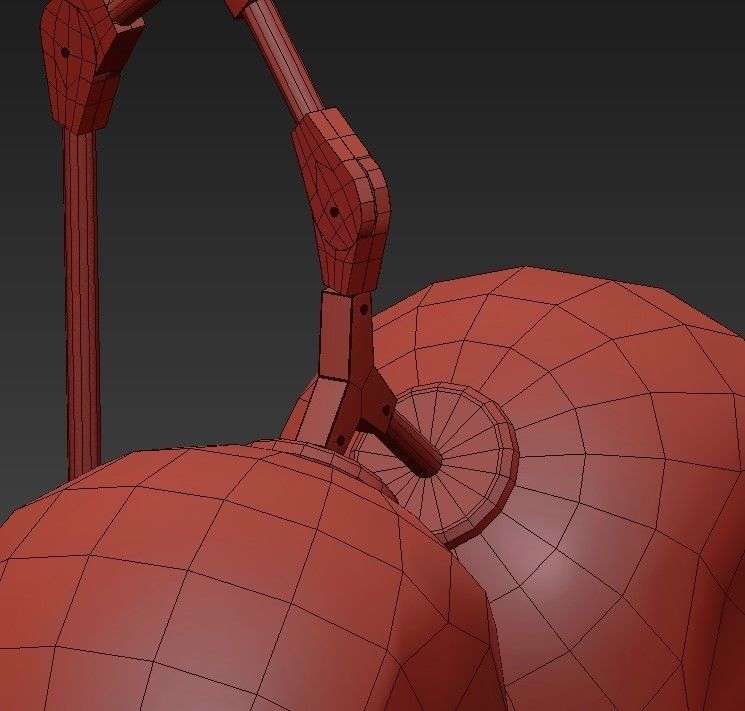 FAIRFAX fruit hanging from branch 3D model_7