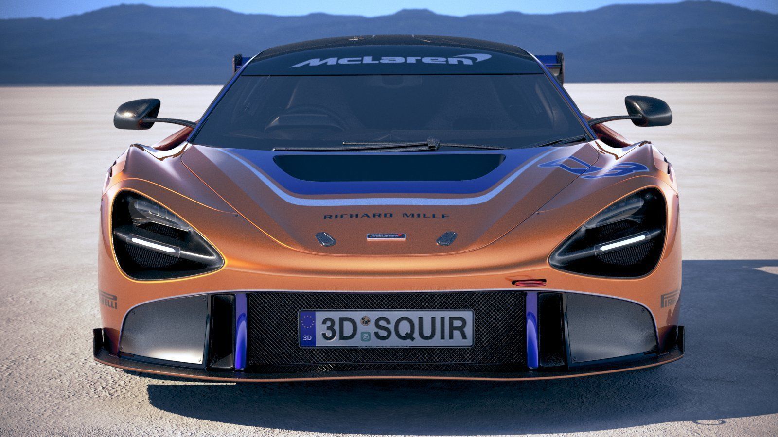 McLaren 720S GT3 2019 3D model_9