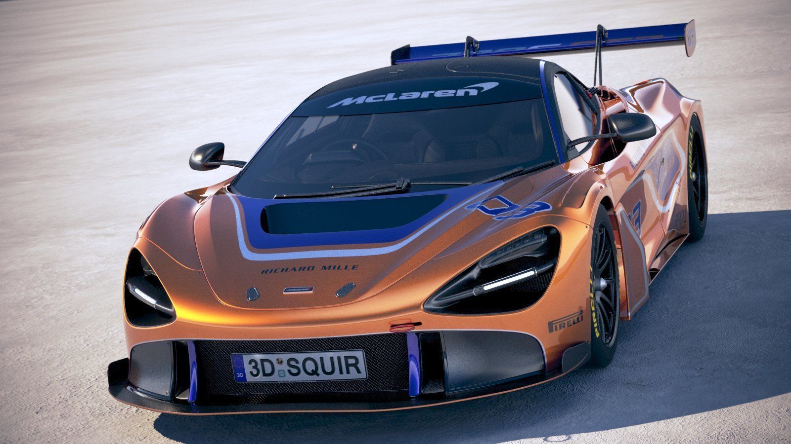 McLaren 720S GT3 2019 3D model_1