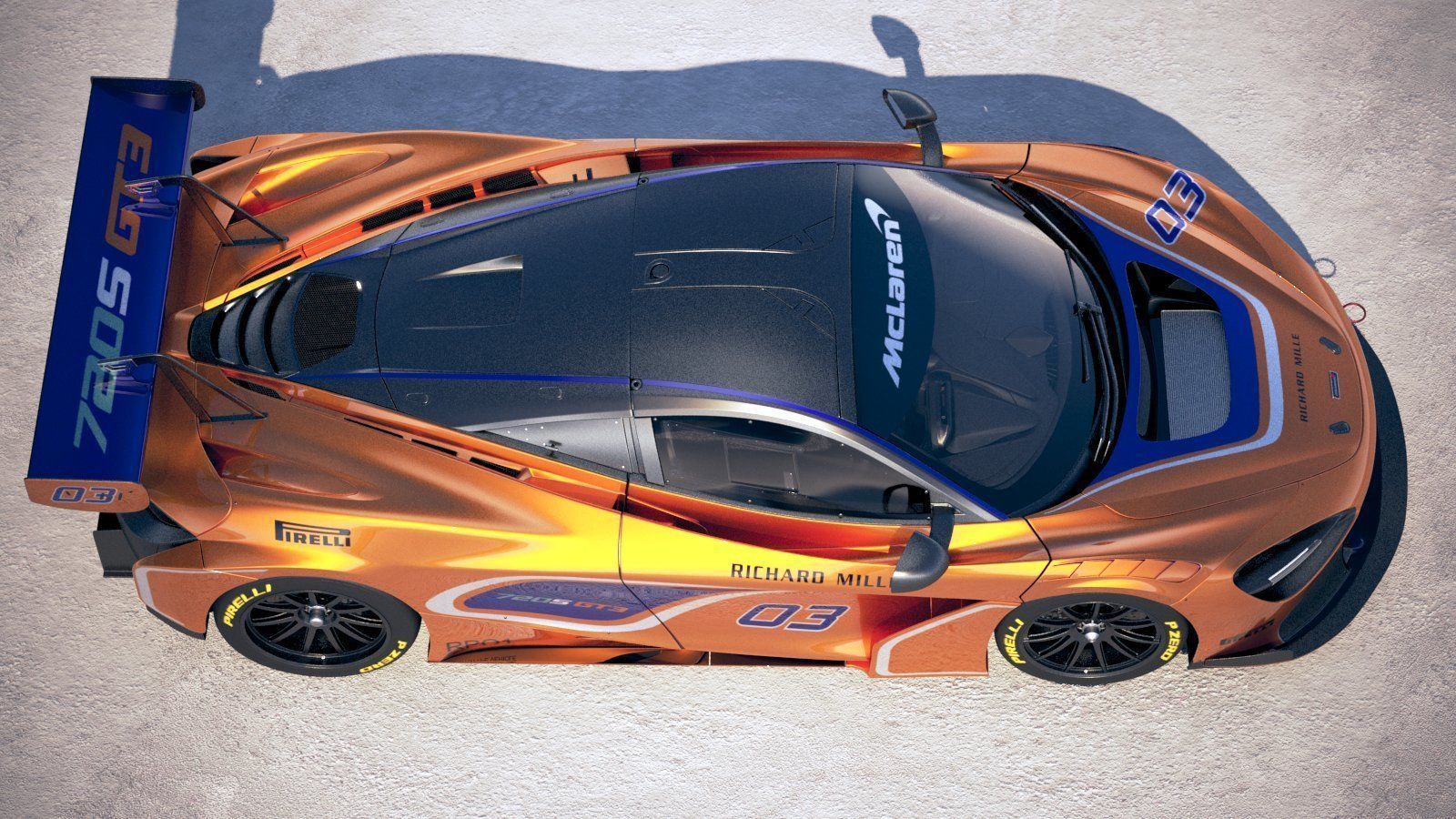 McLaren 720S GT3 2019 3D model_7
