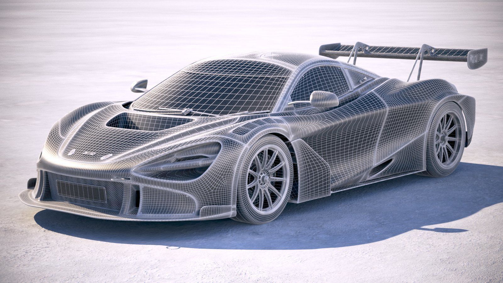 McLaren 720S GT3 2019 3D model_26