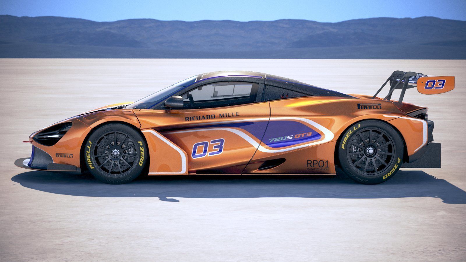 McLaren 720S GT3 2019 3D model_6