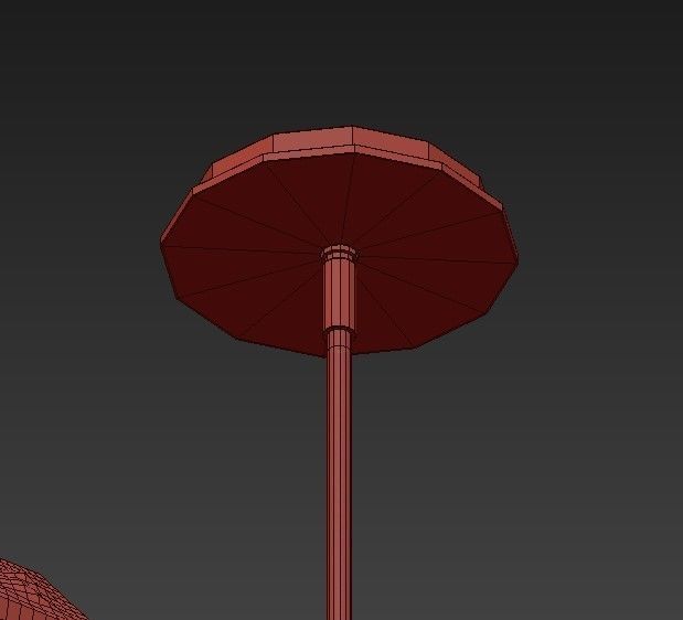 HEDRA modern brass chandelier with glass shades 3D model_5