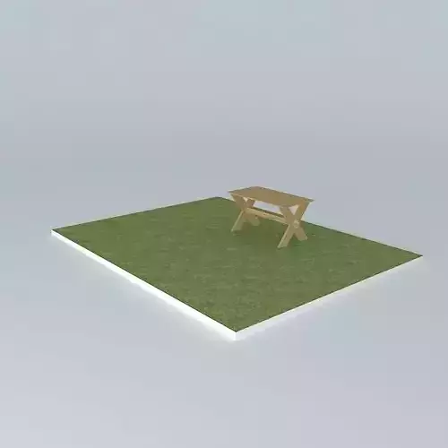 Sodimac wooden table Free 3D model