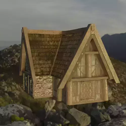 Breezehome Skyrim Free low-poly 3D model