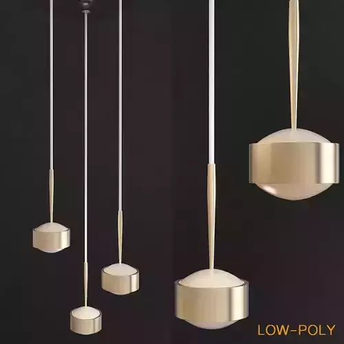Top Light PUK DROP low poly 3d model