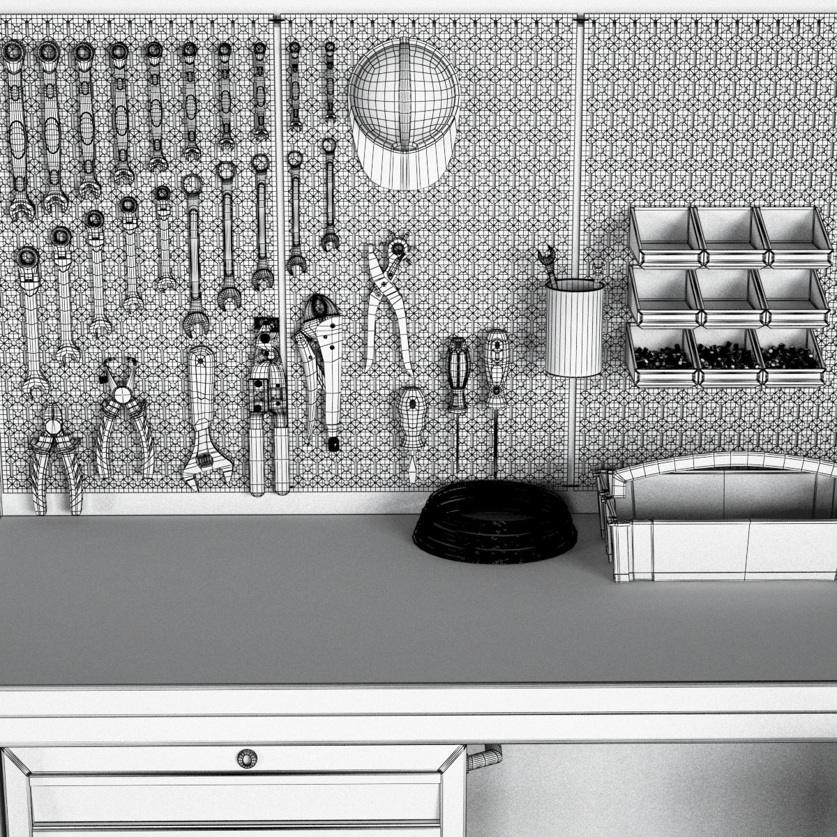 garage tools set 9 3D model_8