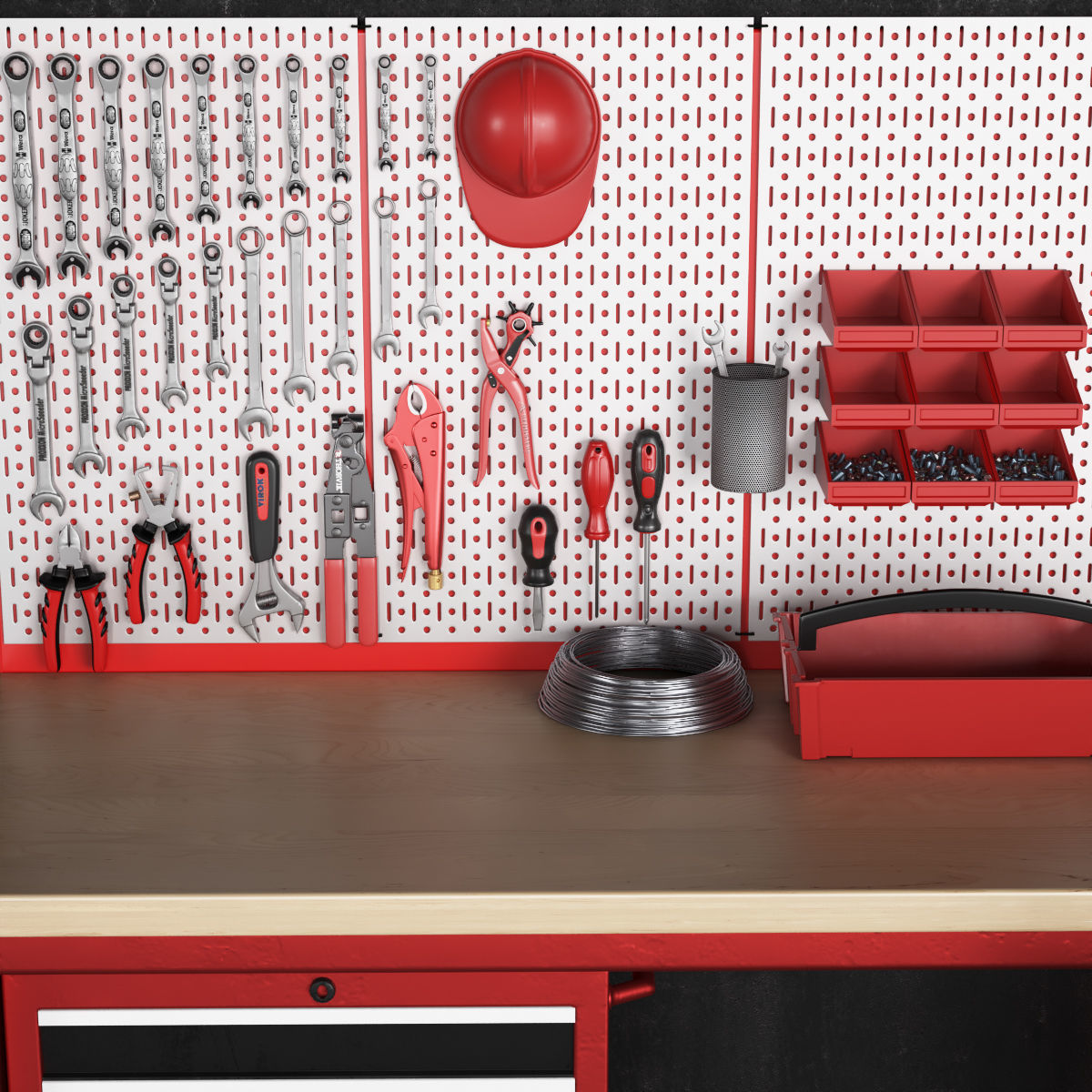 garage tools set 9 3D model_5