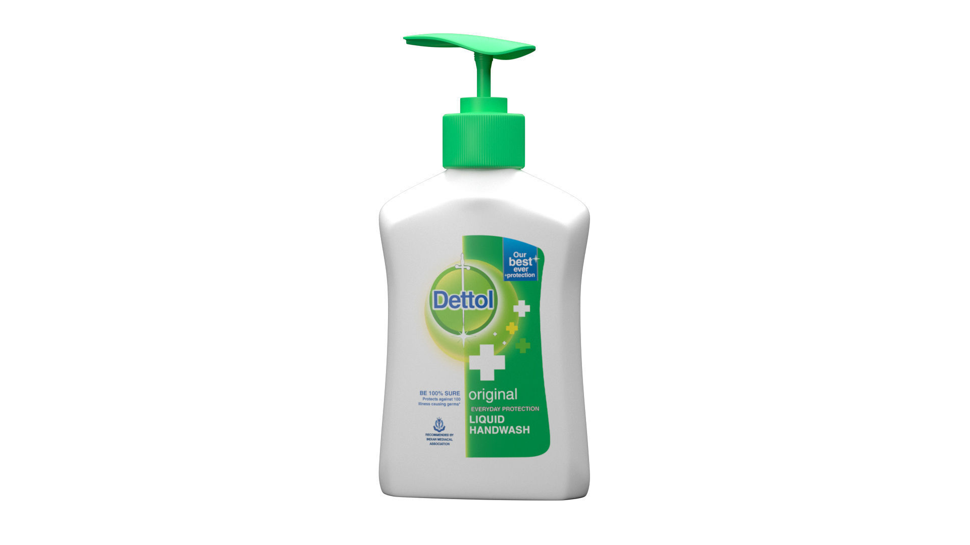 Dettol Liquid Hand Wash animated  3D model_2