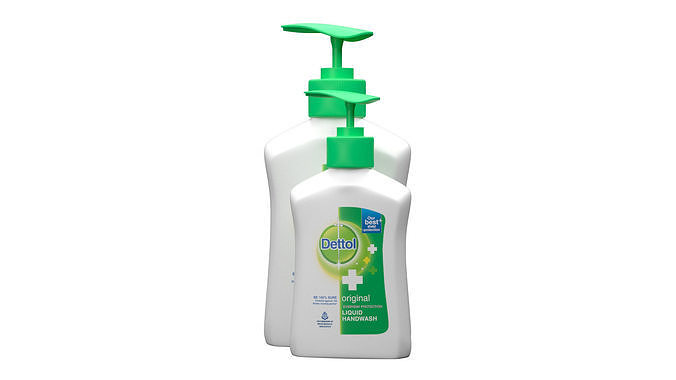 Dettol Liquid Hand Wash animated  3D model