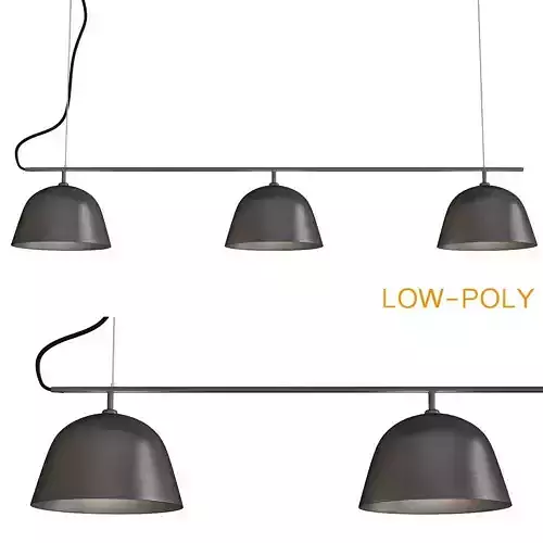 Ambit Rail Lampada a Sospensione Muuto low poly 3d model