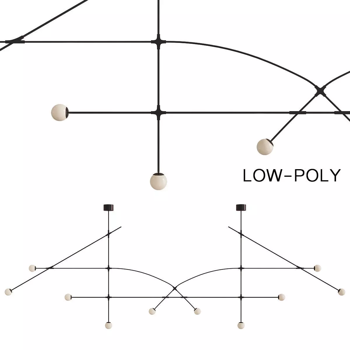 Atelier de Troupe - Pintower low poly 3d model Low-poly 3D model_0