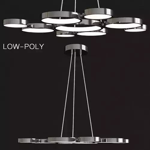 Chandelier Lightstar Unitario 763010 low poly 3d model