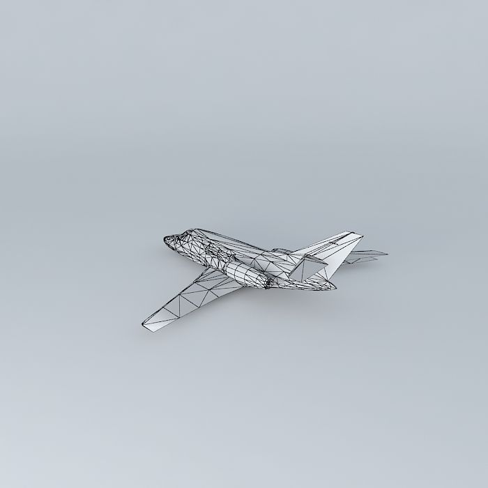 Learjet business jet Free 3D model_4