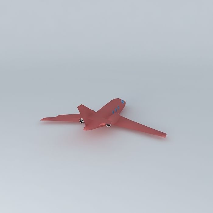 Learjet business jet Free 3D model_1