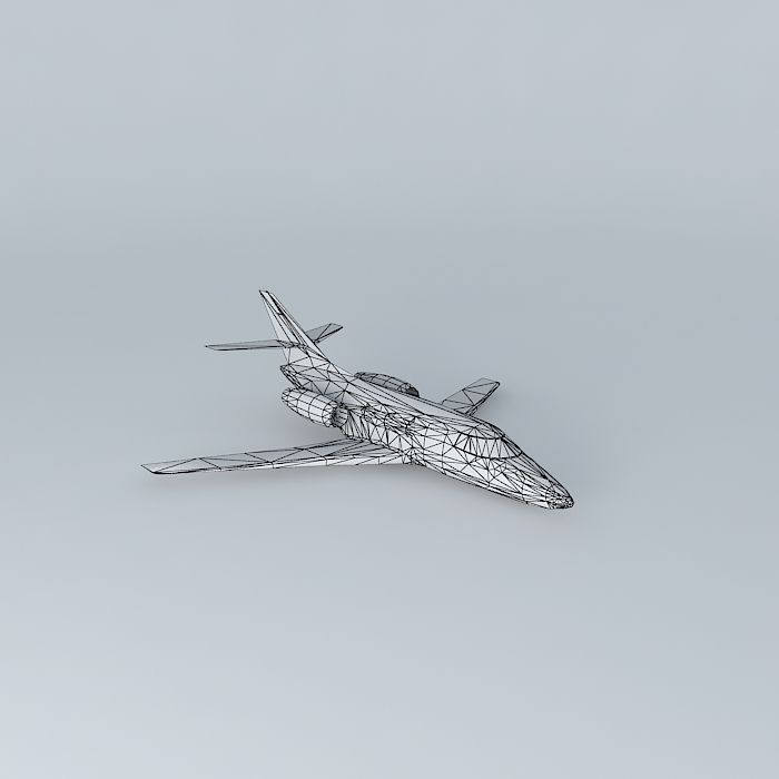 Learjet business jet Free 3D model_3
