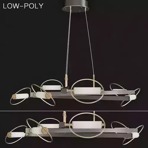 ET2 Lighting E24788-BKPC Gyro II Pendant low poly 3d model Low-poly 3D model