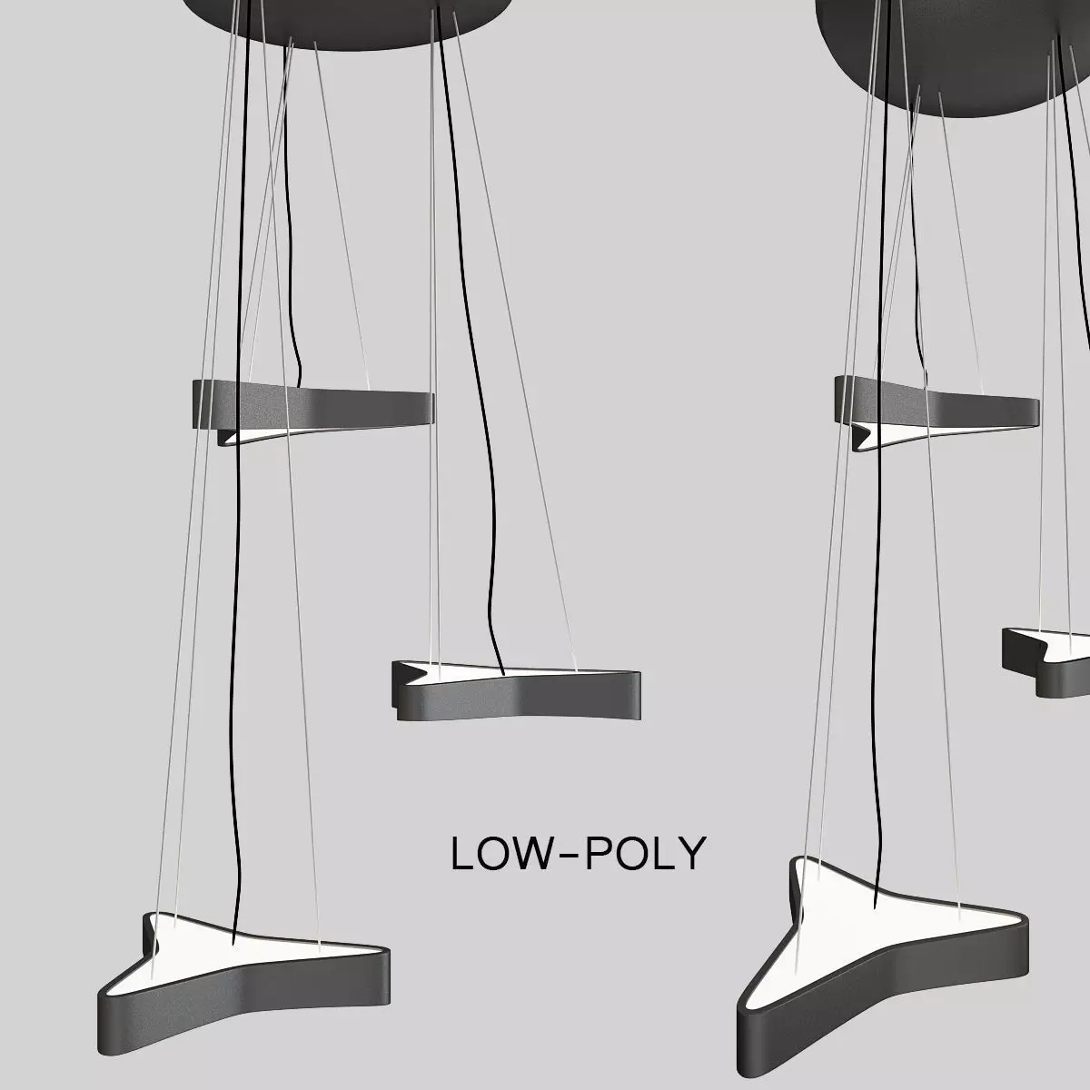 Swarovski TRIMINI low poly 3d model Low-poly 3D model_0