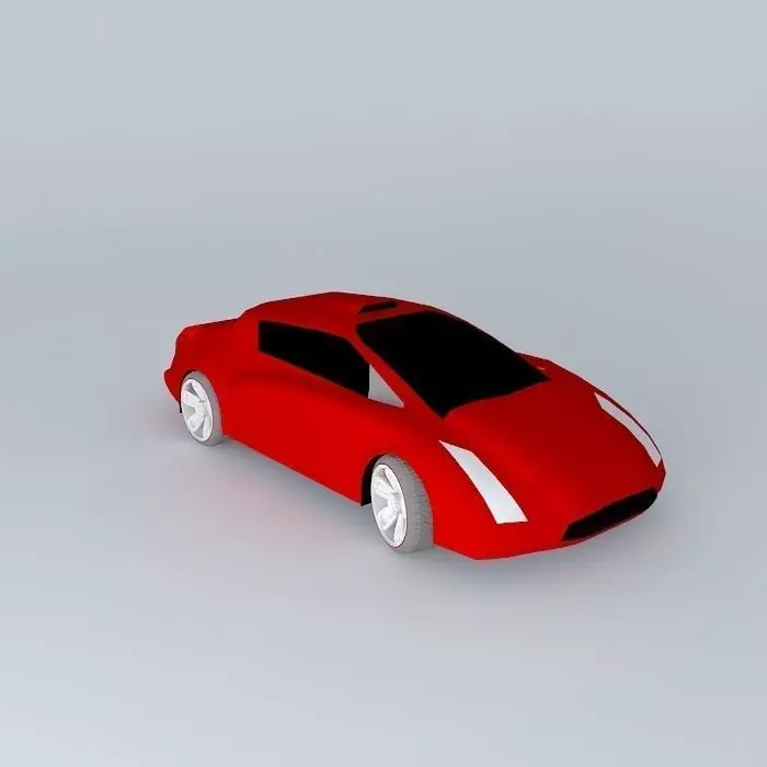 x Car 1 sports Free 3D model_0