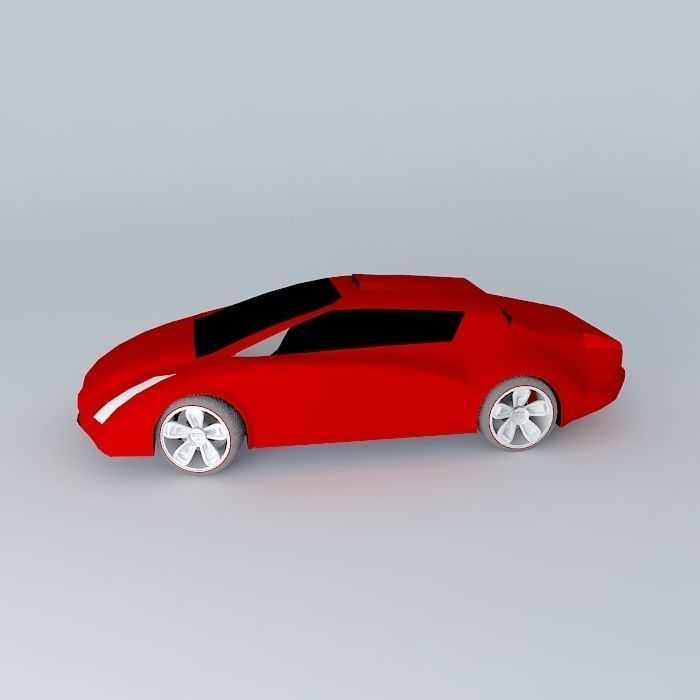 x Car 1 sports Free 3D model_2