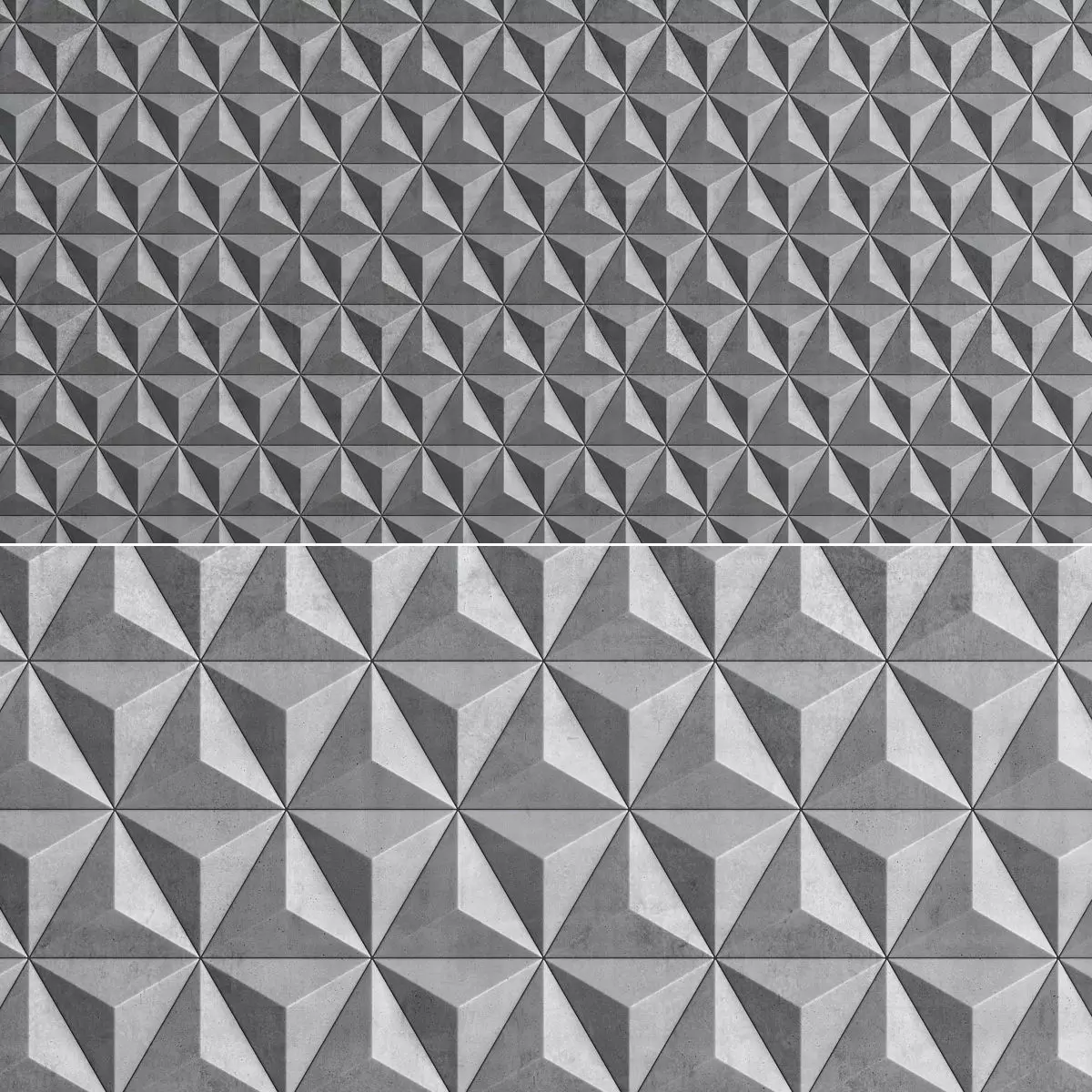 3D panels GIACOTTI TRIO low poly 3d model Low-poly 3D model_0