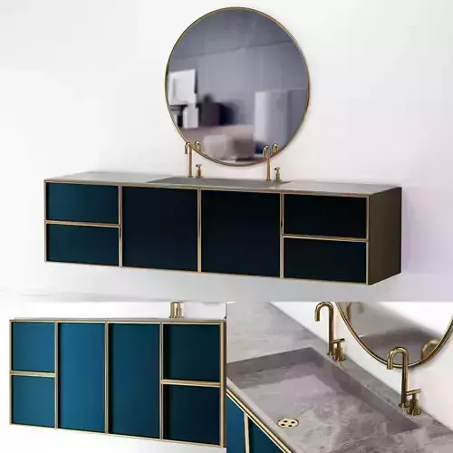 Horatius Maluleka Bathroom low poly 3d model