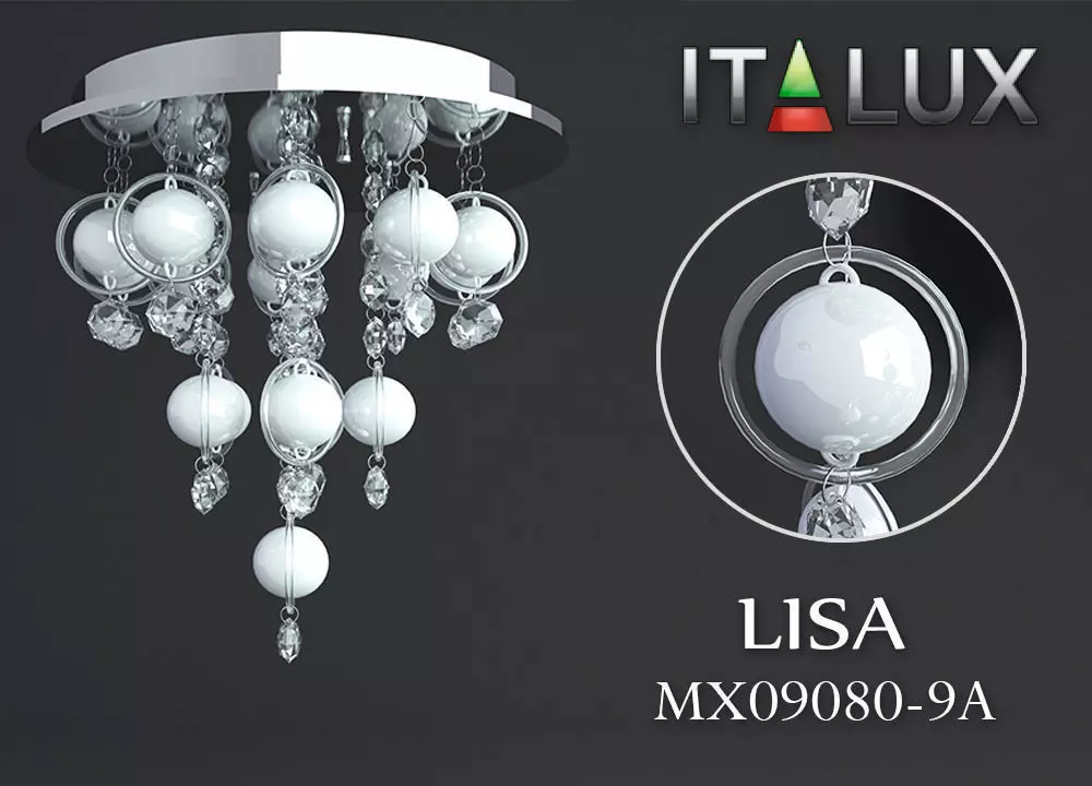 ITALUX LISA MX09080-9A 3D model