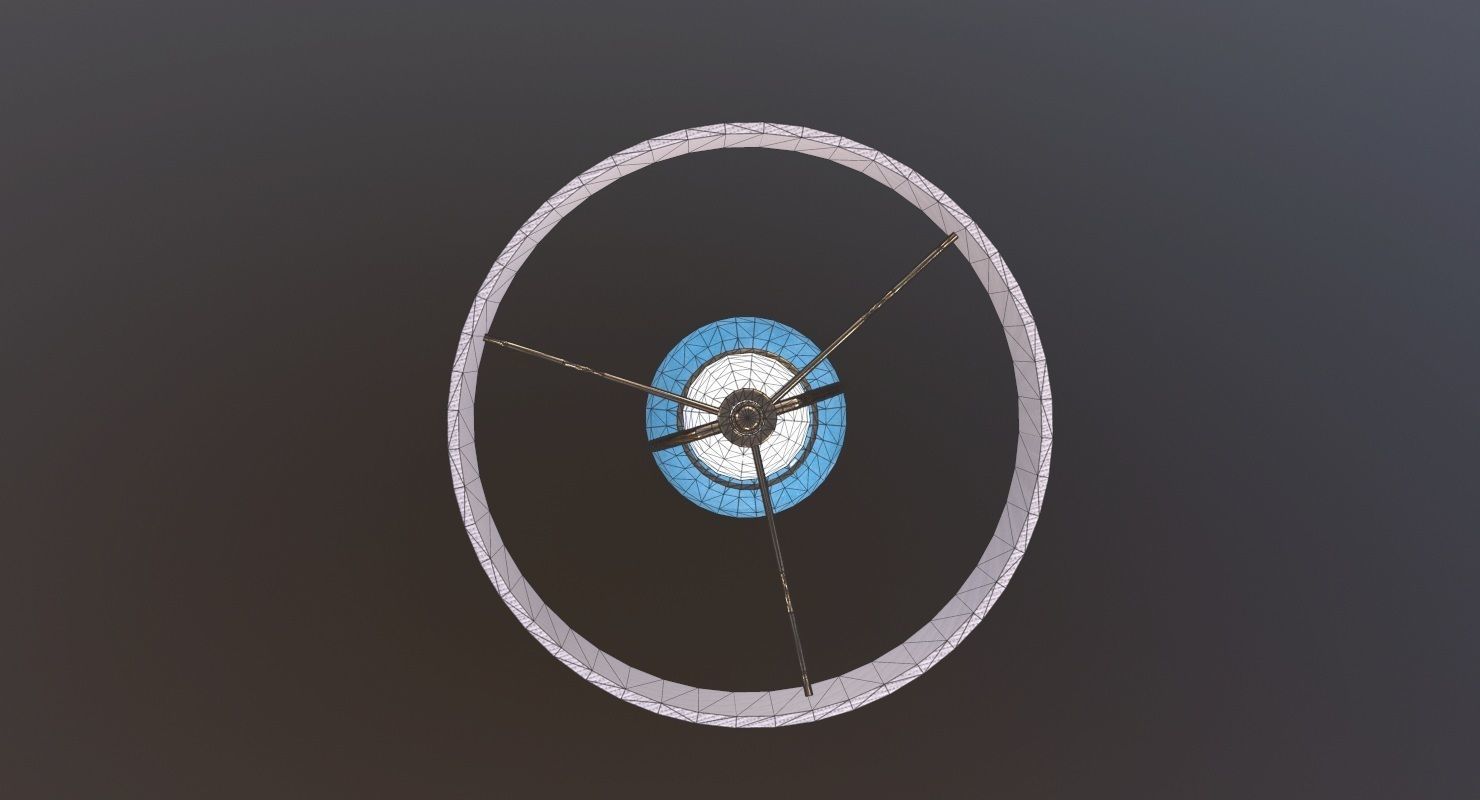 Table Lamp Game Ready Low-poly 3D model_8