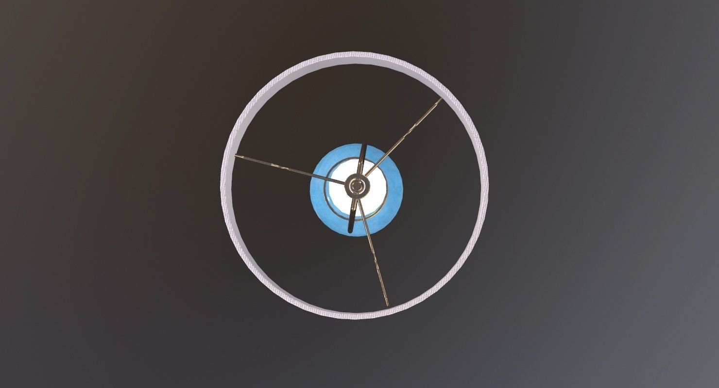 Table Lamp Game Ready Low-poly 3D model_3