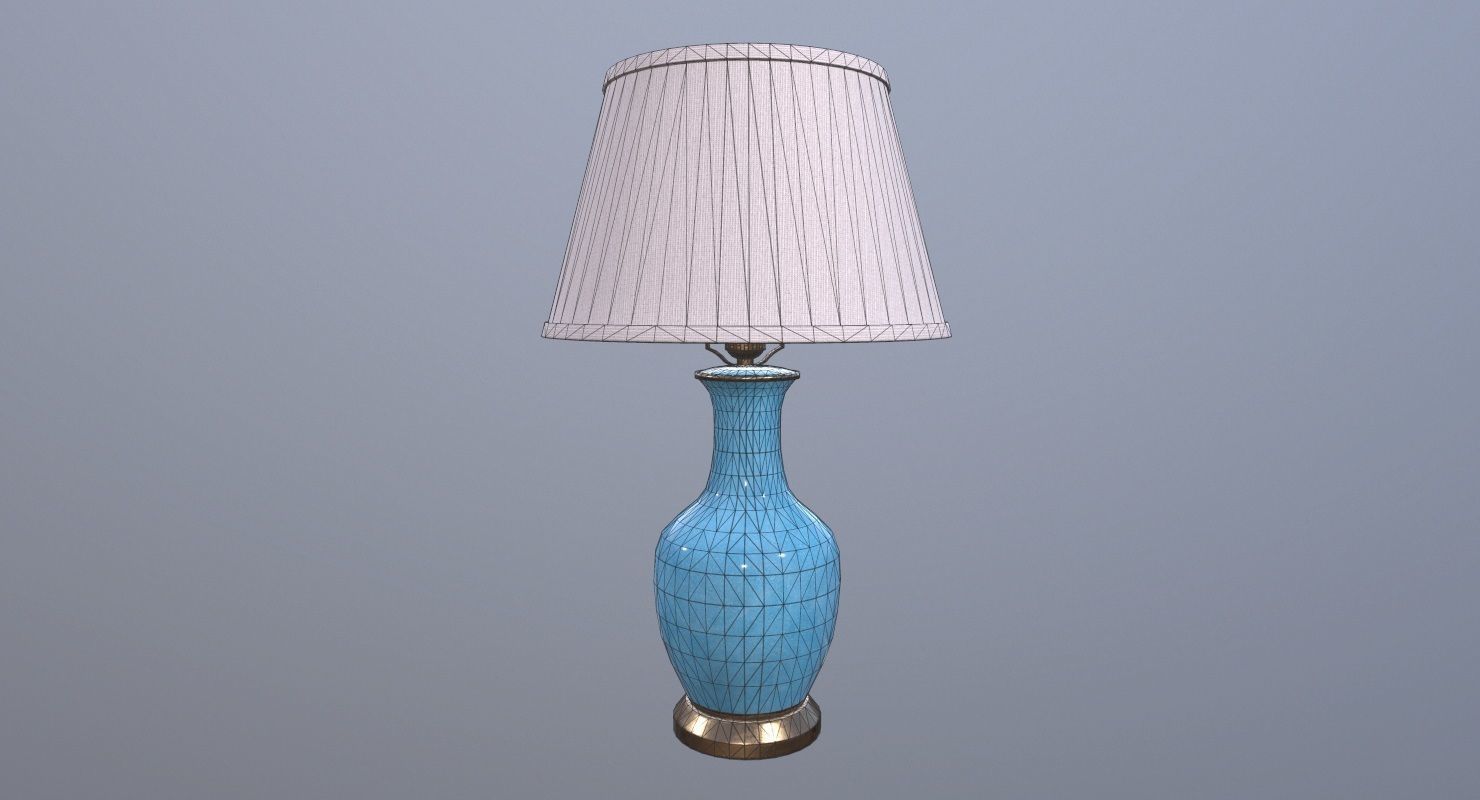 Table Lamp Game Ready Low-poly 3D model_7
