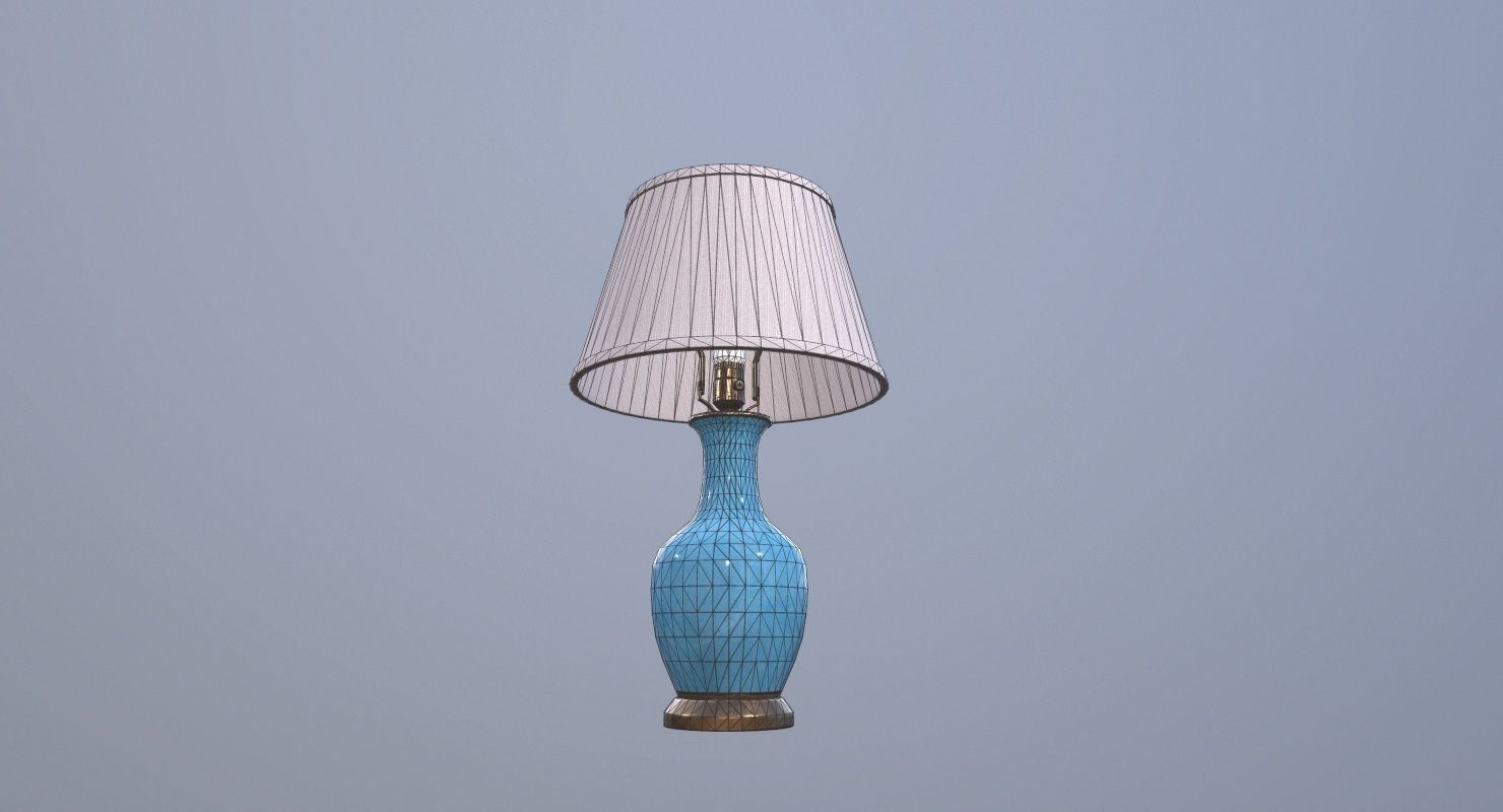 Table Lamp Game Ready Low-poly 3D model_14