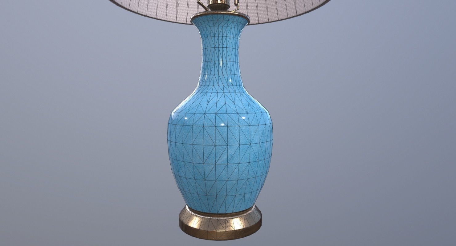 Table Lamp Game Ready Low-poly 3D model_10