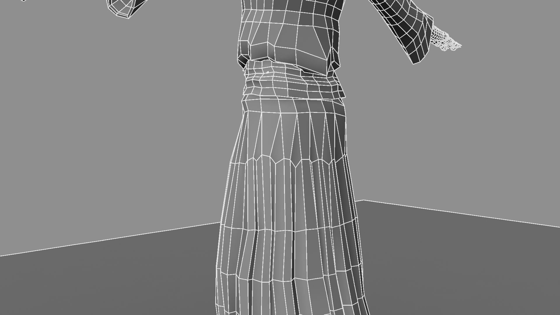 Witch Female 3D model_35