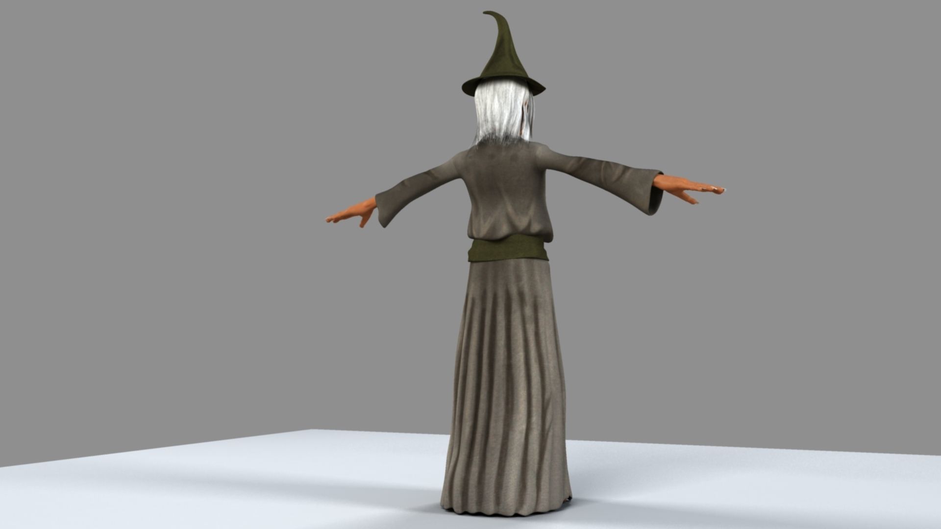 Witch Female 3D model_20