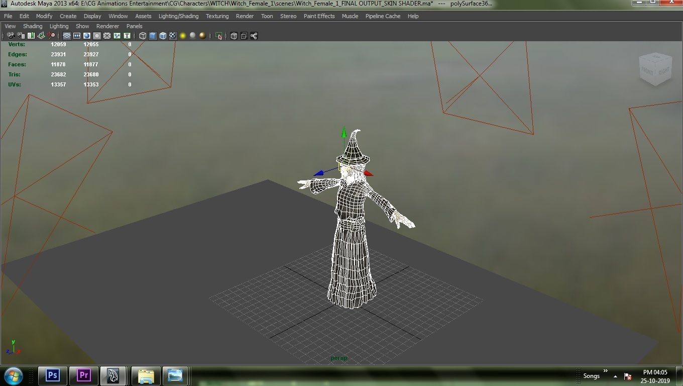 Witch Female 3D model_5
