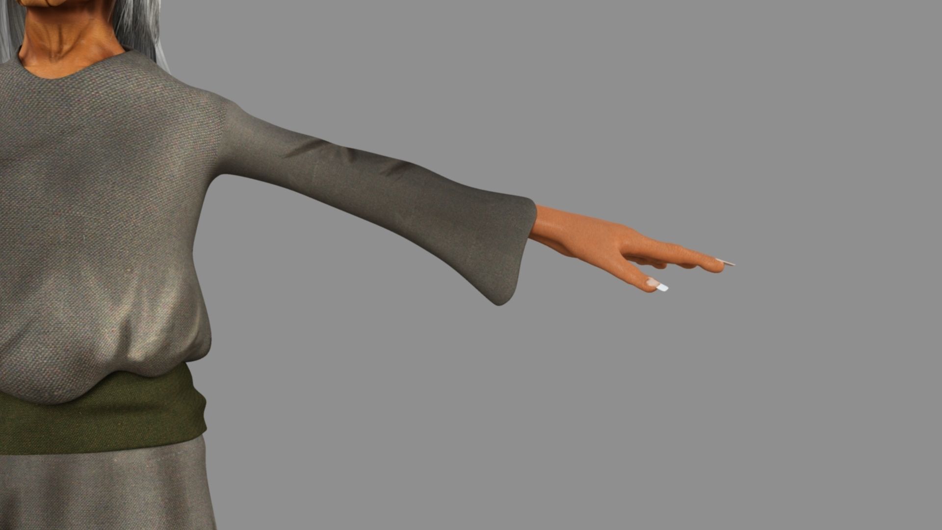 Witch Female 3D model_9