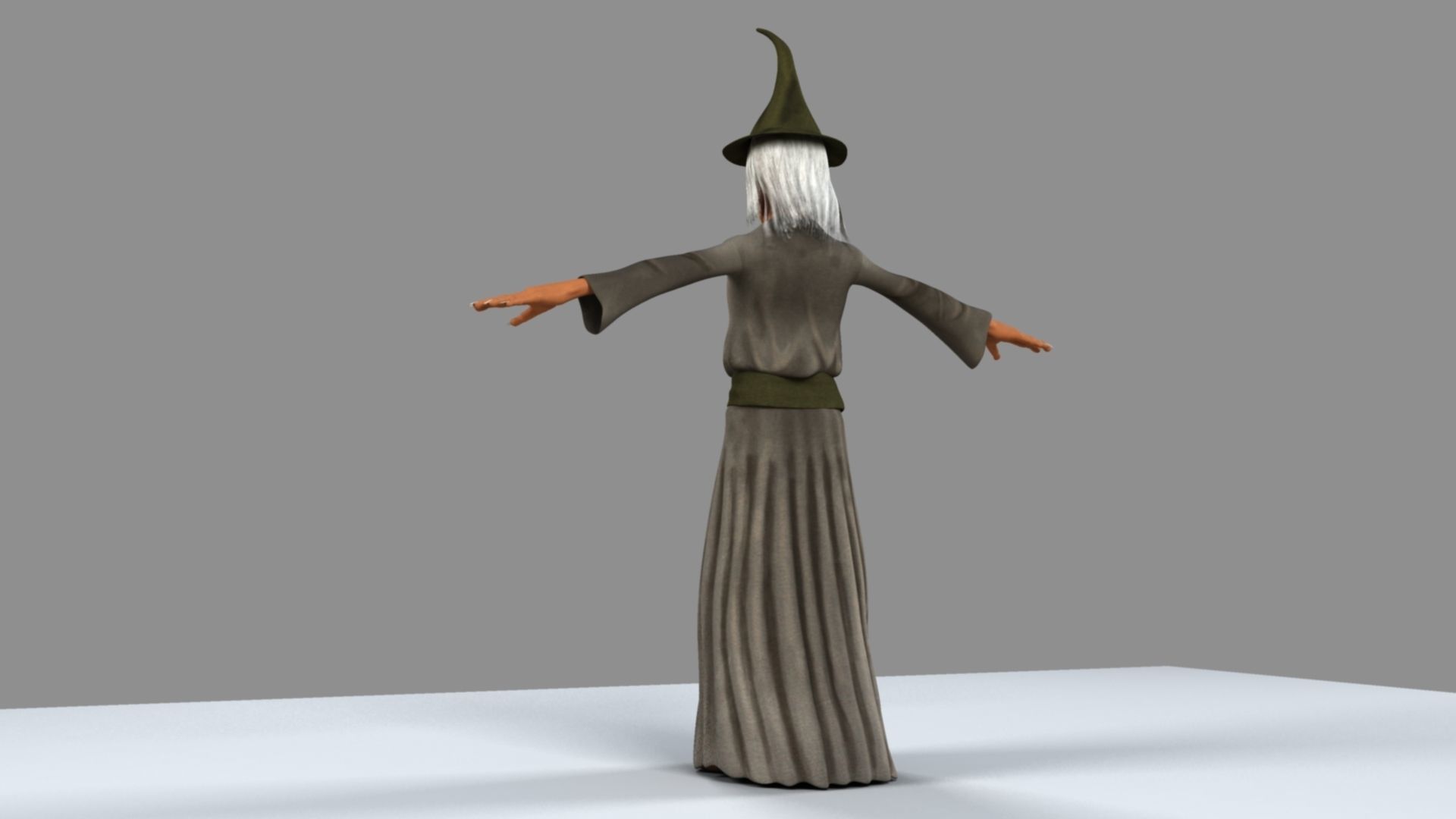 Witch Female 3D model_19