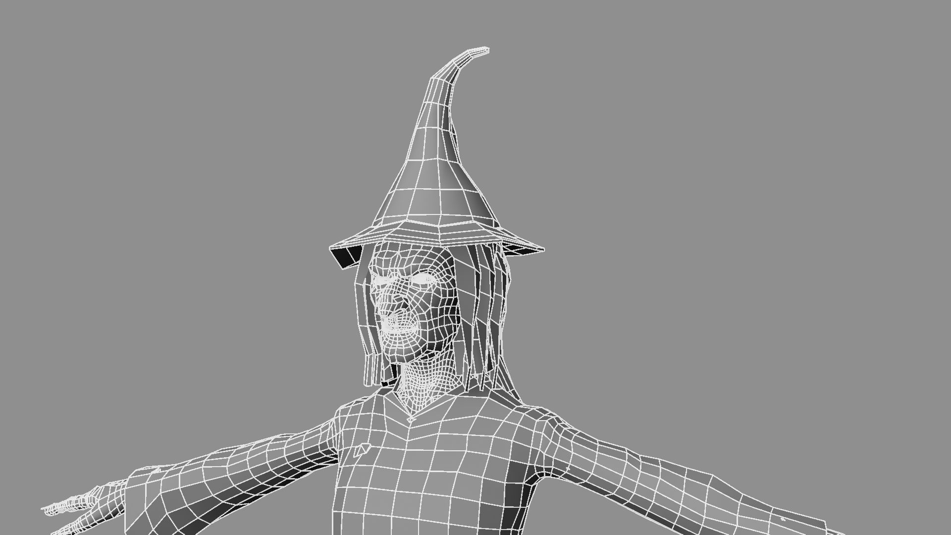 Witch Female 3D model_14