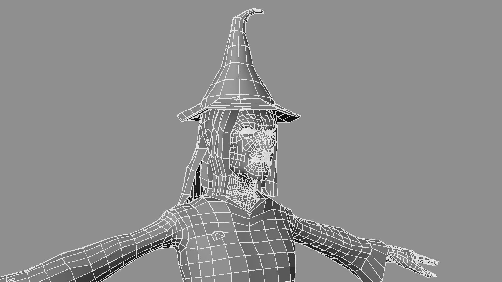 Witch Female 3D model_16